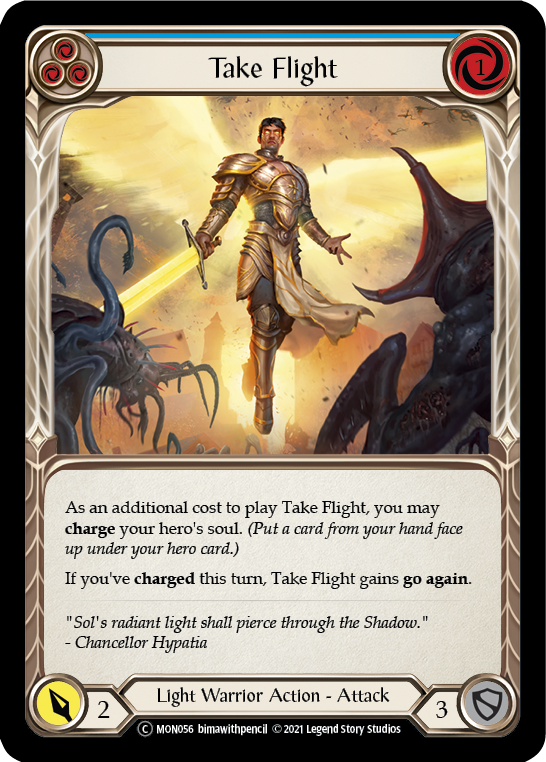 Take Flight (Blue) [U-MON056] (Monarch Unlimited)  Unlimited Normal - Waypoint Games CA