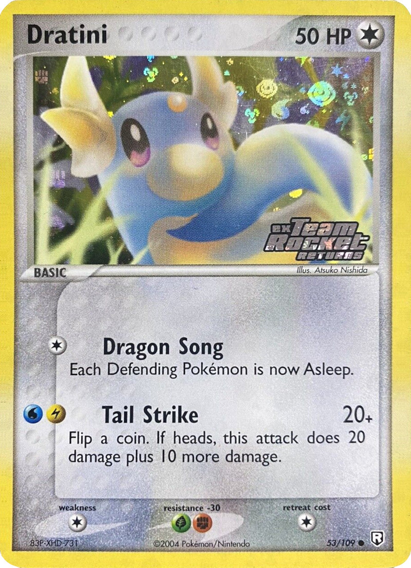 Dratini (53/109) (Stamped) [EX: Team Rocket Returns] - Waypoint Games CA