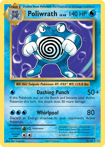 Poliwrath (25/108) (Theme Deck Exclusive) [XY: Evolutions] - Waypoint Games CA