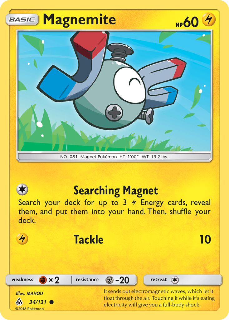 Magnemite (34/131) [Sun & Moon: Forbidden Light] - Waypoint Games CA
