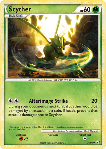 Scyther (36/90) [HeartGold & SoulSilver: Undaunted] - Waypoint Games CA