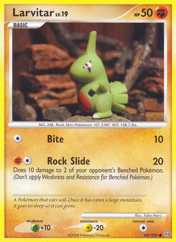 Larvitar (63/100) [Diamond & Pearl: Stormfront] - Waypoint Games CA
