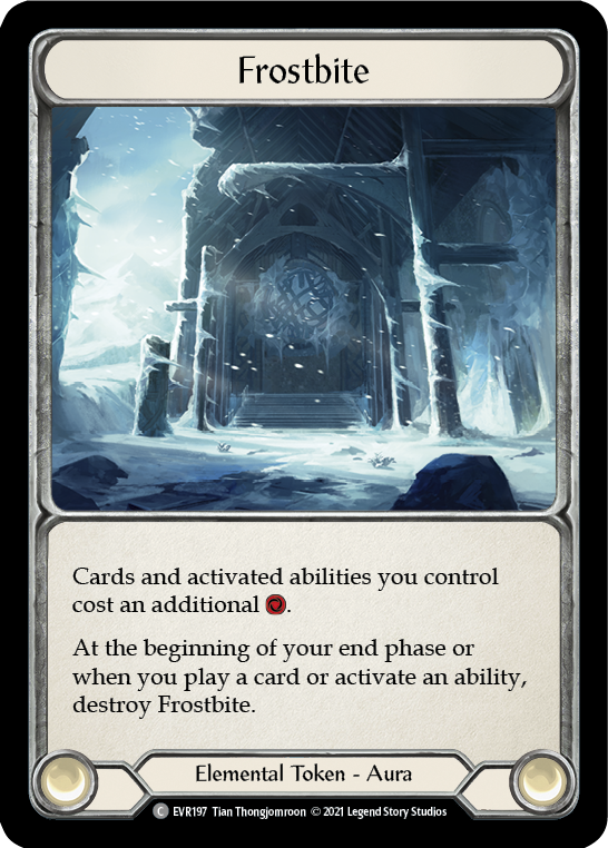 Frostbite [EVR197] (Everfest)  1st Edition Rainbow Foil - Waypoint Games CA
