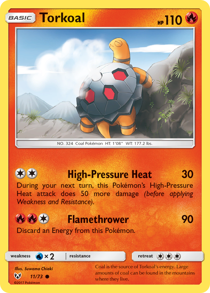 Torkoal (11/73) [Sun & Moon: Shining Legends] - Waypoint Games CA