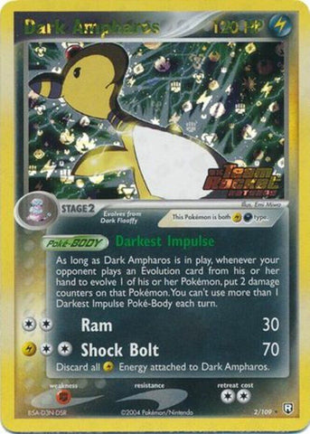 Dark Ampharos (2/109) (Stamped) [EX: Team Rocket Returns] - Waypoint Games CA