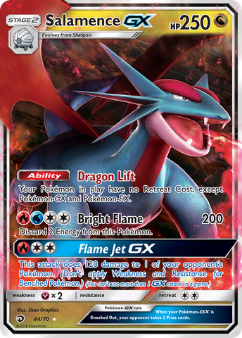 Salamence GX (44/70) [Sun & Moon: Dragon Majesty] - Waypoint Games CA