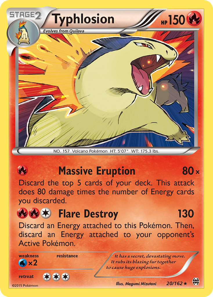 Typhlosion (20/162) [XY: BREAKthrough] - Waypoint Games CA