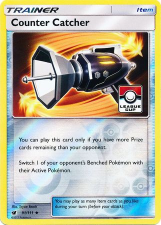 Counter Catcher (91/111) (League Promo) [Sun & Moon: Crimson Invasion] - Waypoint Games CA
