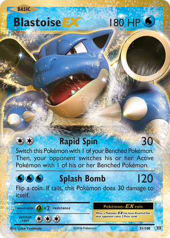 Blastoise EX (21/108) [XY: Evolutions] - Waypoint Games CA