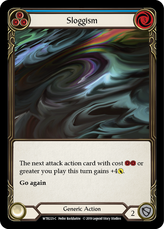 Sloggism (Blue) [WTR223-C] (Welcome to Rathe)  Alpha Print Rainbow Foil - Waypoint Games CA