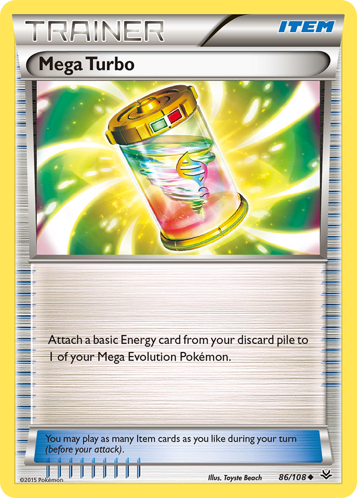 Mega Turbo (86/108) [XY: Roaring Skies] - Waypoint Games CA