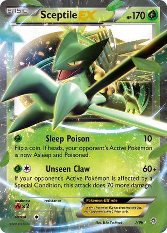 Sceptile EX (7/98) [XY: Ancient Origins] - Waypoint Games CA