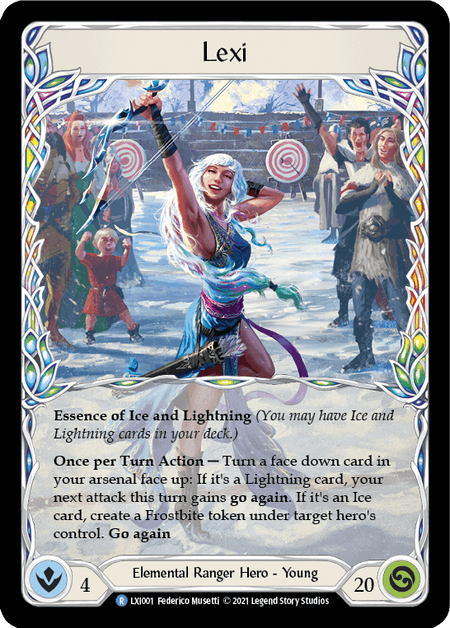 Lexi [LXI001] (Tales of Aria Lexi Blitz Deck)  1st Edition Rainbow Foil - Waypoint Games CA