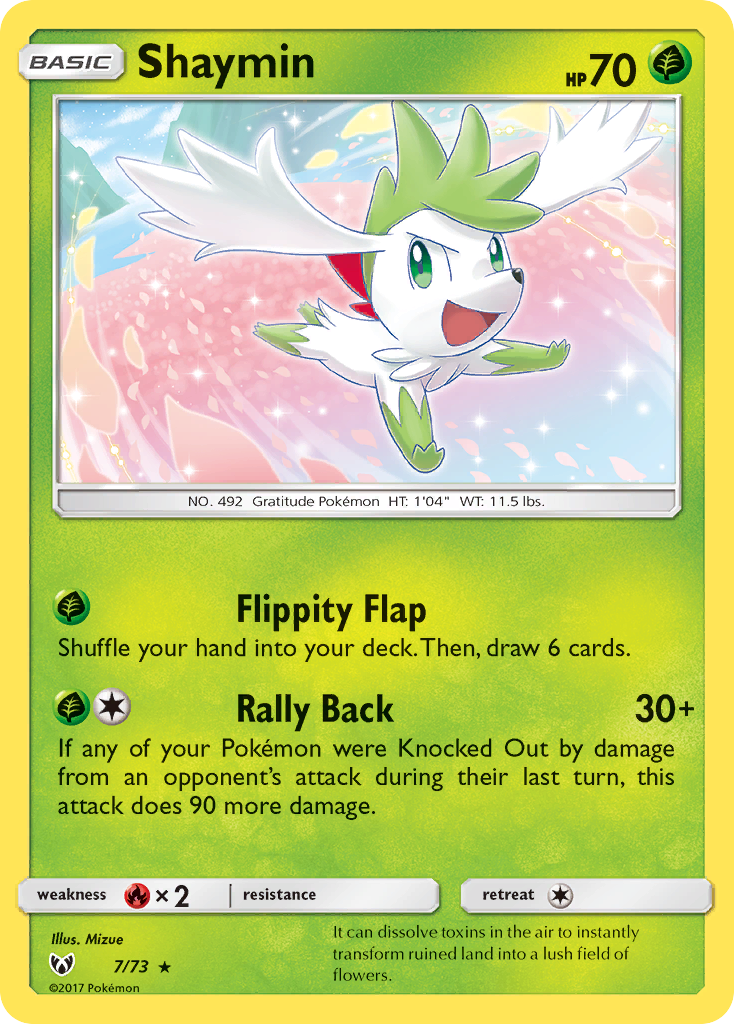 Shaymin (7/73) [Sun & Moon: Shining Legends] - Waypoint Games CA