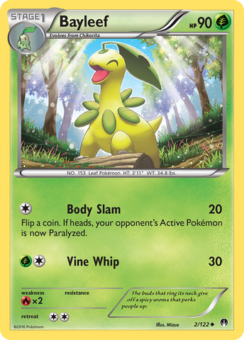 Bayleef (2/122) [XY: BREAKpoint] - Waypoint Games CA