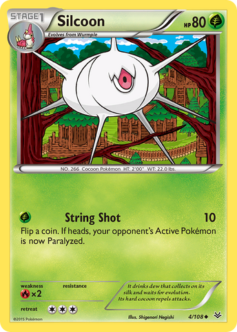 Silcoon (4/108) [XY: Roaring Skies] - Waypoint Games CA