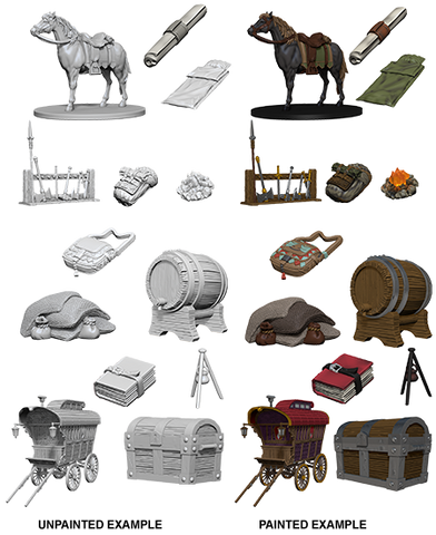 D&D Nolzur's Marvelous Miniatures: Adventurer's Campsite