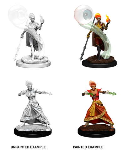 D&D Nolzur's Marvelous Miniatures: Fire Genasi Wizard