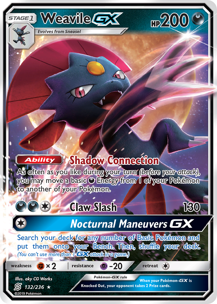 Weavile GX (132/236) [Sun & Moon: Unified Minds] - Waypoint Games CA