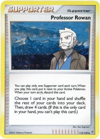 Professor Rowan (112/130) (Cosmos Holo) [Diamond & Pearl: Base Set] - Waypoint Games CA
