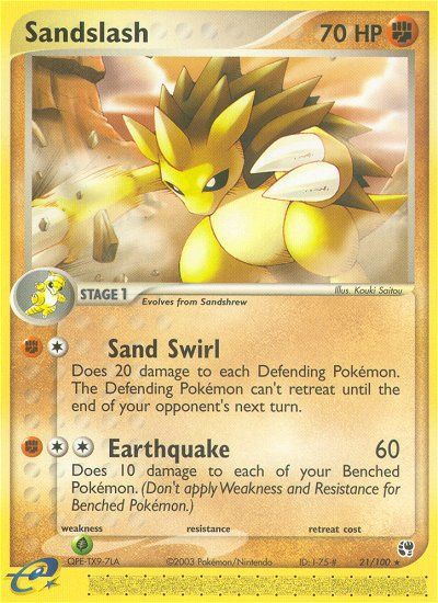 Sandslash (21/100) [EX: Sandstorm] - Waypoint Games CA