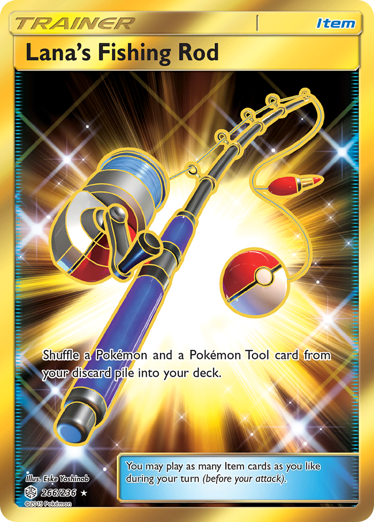Lana's Fishing Rod (266/236) [Sun & Moon: Cosmic Eclipse] - Waypoint Games CA