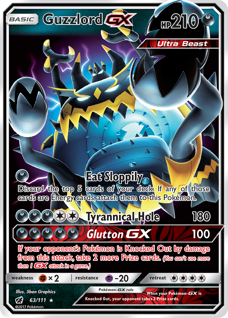 Guzzlord GX (63/111) [Sun & Moon: Crimson Invasion] - Waypoint Games CA