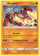 Groudon (113/236) (Cracked Ice Holo) (Theme Deck Exclusive) [Sun & Moon: Cosmic Eclipse] - Waypoint Games CA