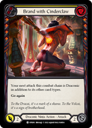 Brand with Cinderclaw (Yellow) [UPR061] (Uprising)  Rainbow Foil - Waypoint Games CA