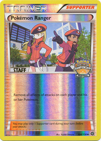 Pokemon Ranger (104/114) (Regional Championship Promo Staff) [XY: Steam Siege] - Waypoint Games CA
