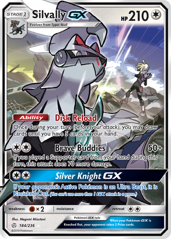 Silvally GX (184/236) [Sun & Moon: Cosmic Eclipse] - Waypoint Games CA