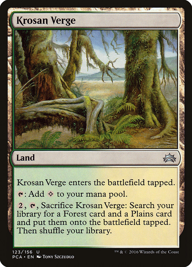 Krosan Verge [Planechase Anthology] - Waypoint Games CA