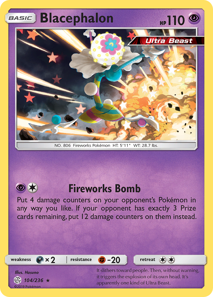Blacephalon (104/236) [Sun & Moon: Cosmic Eclipse] - Waypoint Games CA