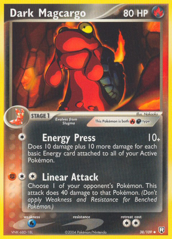 Dark Magcargo (38/109) [EX: Team Rocket Returns] - Waypoint Games CA