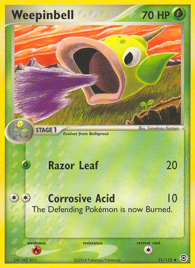 Weepinbell (51/112) [EX: FireRed & LeafGreen] - Waypoint Games CA