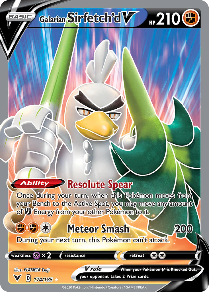 Galarian Sirfetch'd V (174/185) [Sword & Shield: Vivid Voltage] - Waypoint Games CA
