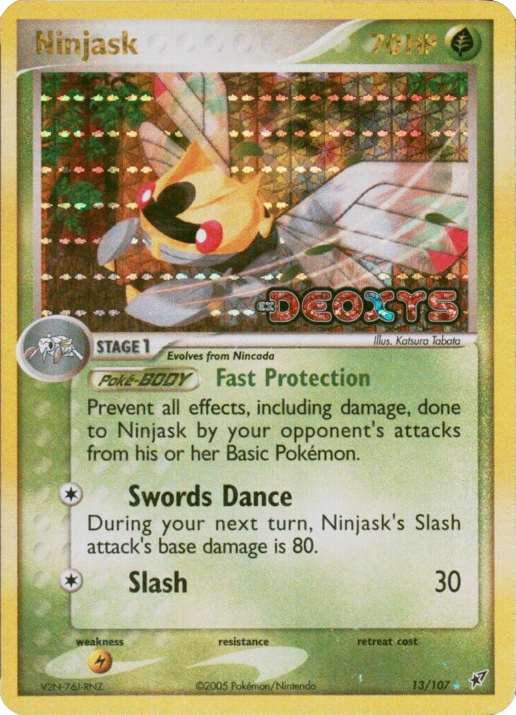 Ninjask (13/107) (Stamped) [EX: Deoxys] - Waypoint Games CA