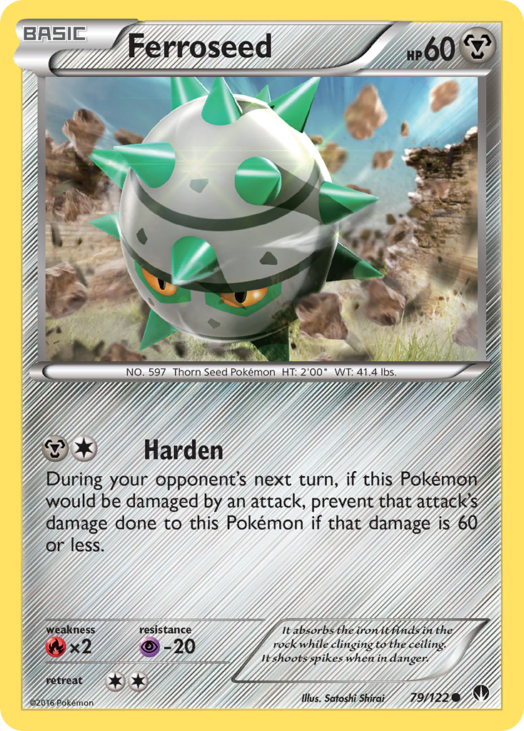 Ferroseed (79/122) [XY: BREAKpoint] - Waypoint Games CA