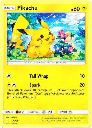 Pikachu (29/30) [Sun & Moon: Trainer Kit - Alolan Raichu] - Waypoint Games CA