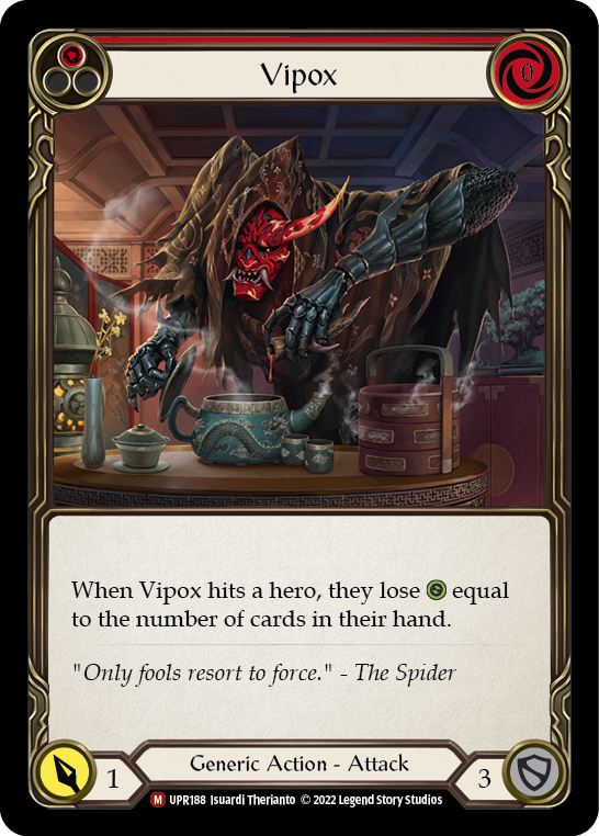 Vipox [UPR188] (Uprising)  Rainbow Foil - Waypoint Games CA