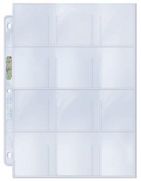 12-Pocket Platinum Page with 2-1/4" X 2-1/2" Pockets