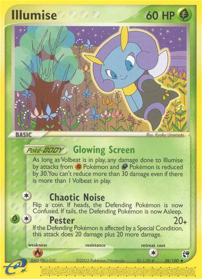 Illumise (38/100) [EX: Sandstorm] - Waypoint Games CA