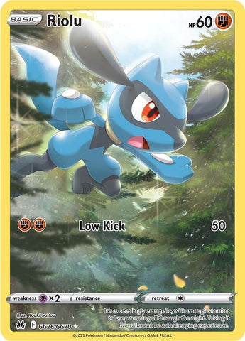 Riolu (GG26/GG70) [Sword & Shield: Crown Zenith] - Waypoint Games CA