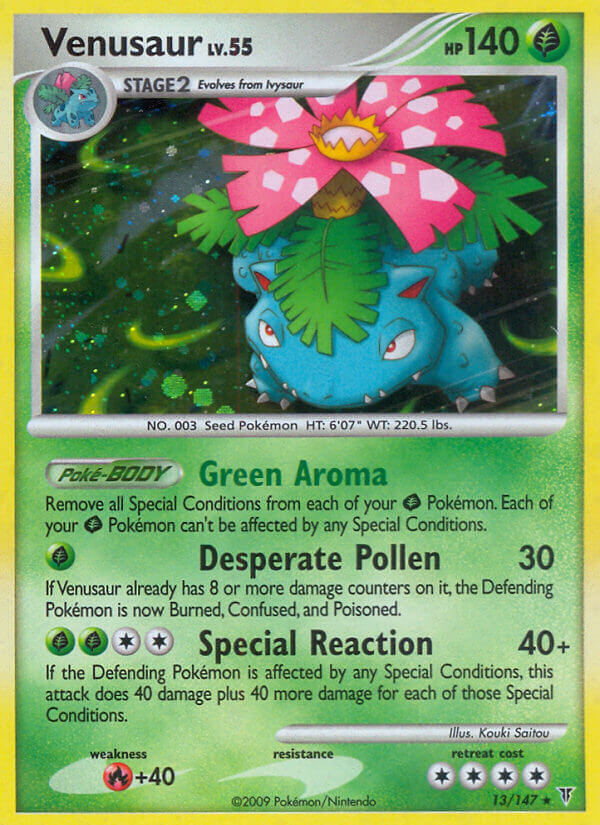 Venusaur (13/147) (Theme Deck Exclusive) [Platinum: Supreme Victors] - Waypoint Games CA