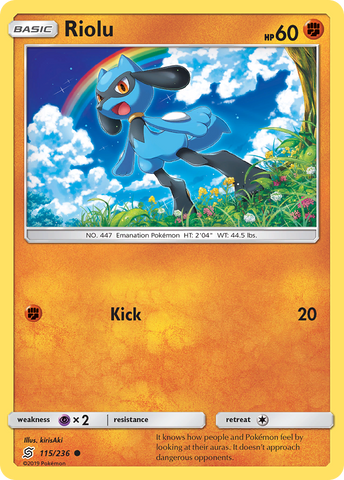 Riolu (115/236) [Sun & Moon: Unified Minds] - Waypoint Games CA