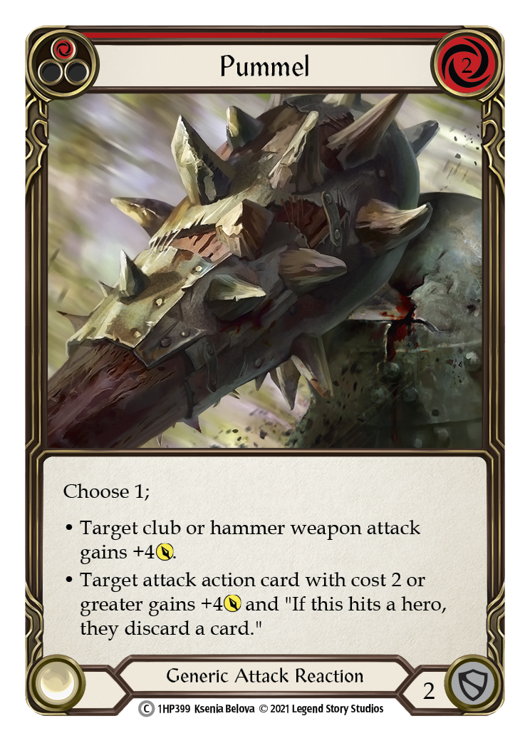 Pummel (Red) [1HP399] (History Pack 1) - Waypoint Games CA