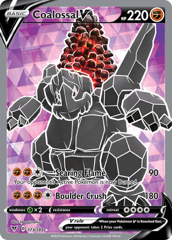 Coalossal V (173/185) [Sword & Shield: Vivid Voltage] - Waypoint Games CA