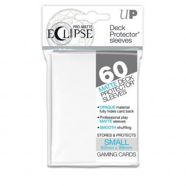 PRO-Matte Eclipse White Small Deck Protector sleeves 60ct