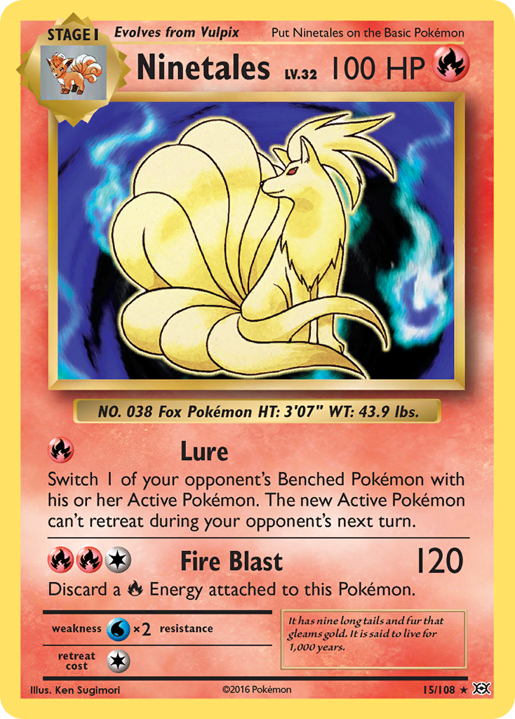 Ninetales (15/108) [XY: Evolutions] - Waypoint Games CA