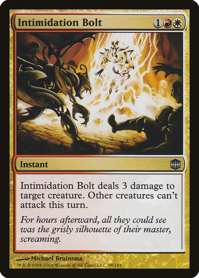Intimidation Bolt [Alara Reborn] - Waypoint Games CA